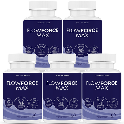 FlowForce Max, Flow Force Max Male Vitality Supplement - 5 Pack