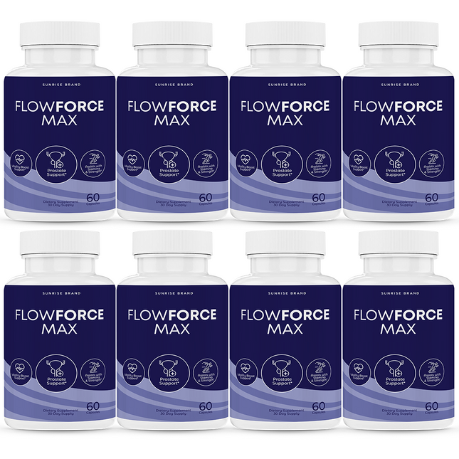 FlowForce Max, Flow Force Max Male Vitality Supplement - 8 Pack