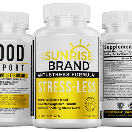 Anti-Stress Formula Stress Less The Sunrise Brand 60 Capsules
