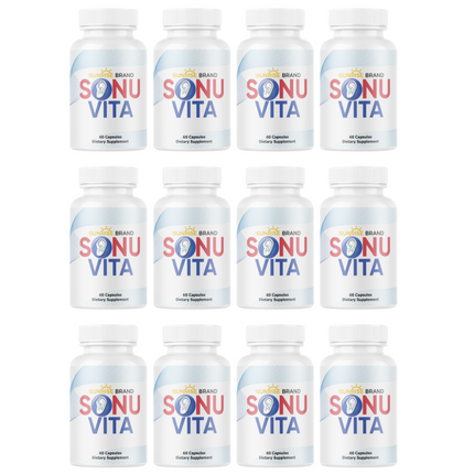 Sonuvita Hearing Support-Enhance Ear Health & Healthy Hearing 12pck 720 Capsules