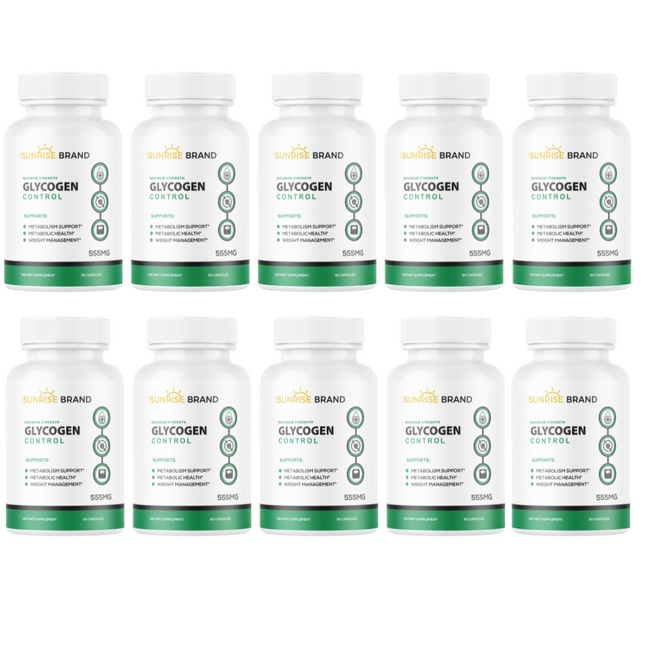 Glycogen Control Metabolism Support 10 Botles 600 Capsules