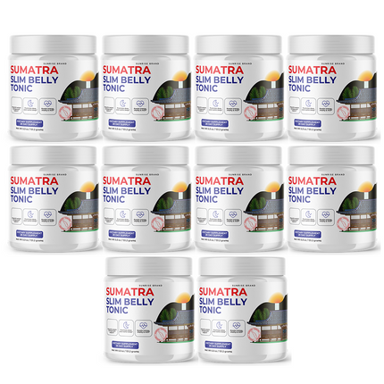 Sumatra Slim Belly Tonic Powder - Official Formula Support Weight Loss - 10 Pack