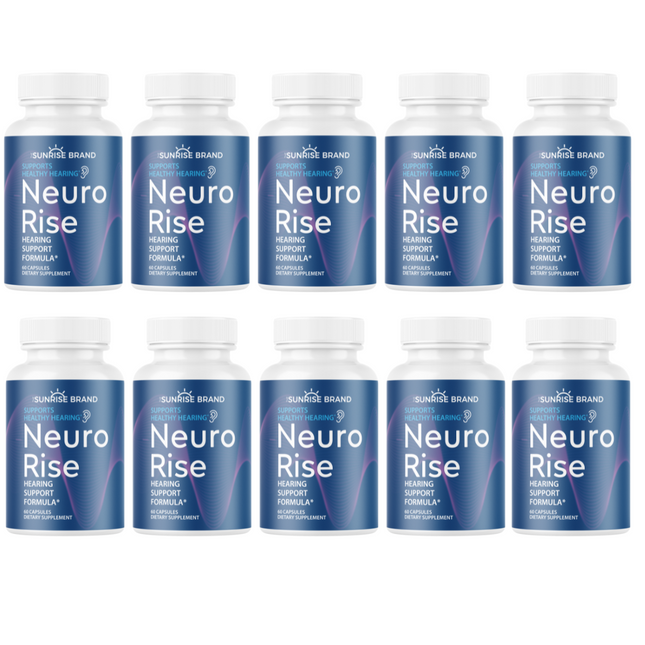 Neuro Rise - Hearing Support Formula 10 Bottles 600 Capsules