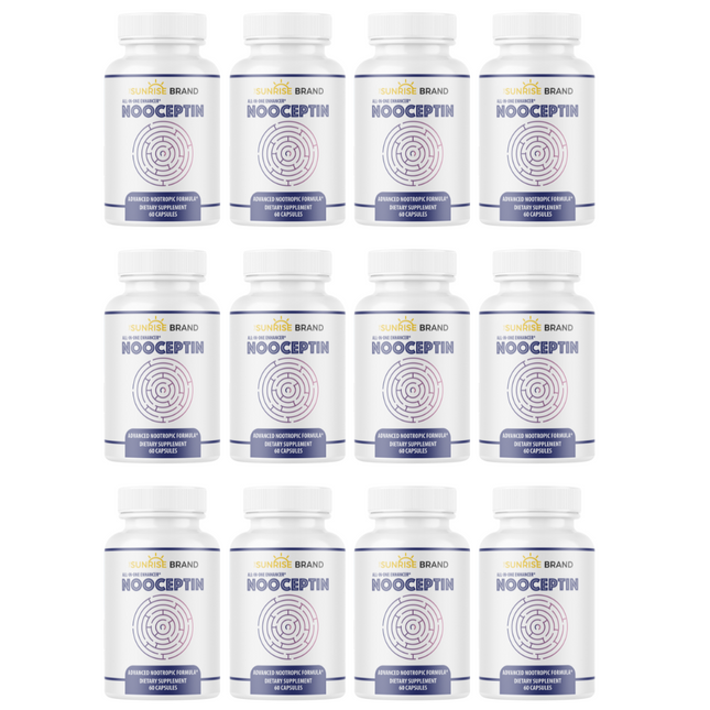 Nooceptin - Advanced  Formula 12 Bottles 720 Capsules
