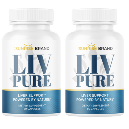 Liv Pure Capsules For Liver Detox Support - 2 Bottles 120 Capsules
