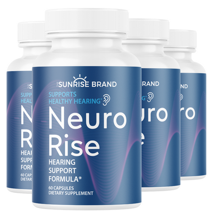 Neuro Rise - Hearing Support Formula 4 Bottles 240 Capsules