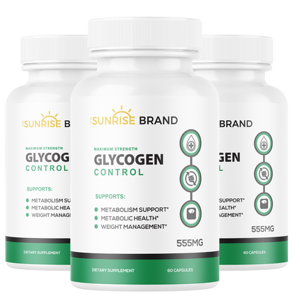 Glycogen Control Metabolism Support 3 Botles 180 Capsules