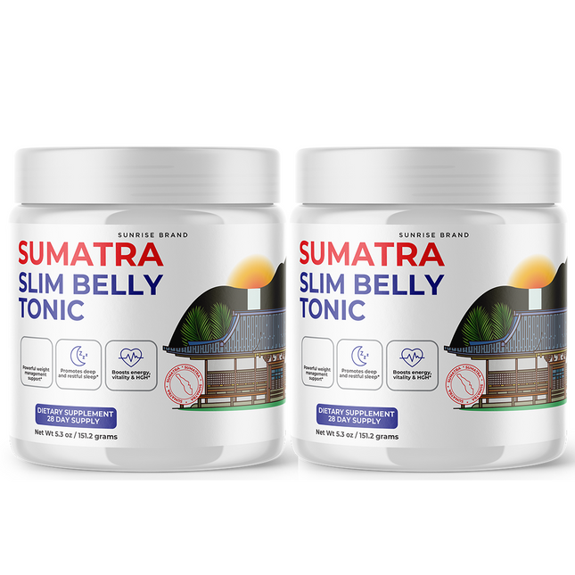 Sumatra Slim Belly Tonic Powder - Official Formula Support Weight Loss - 2 Pack