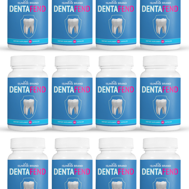 Dentafend for Teeth Supplement Dentafend Pill for Teeth - 12 Bottles 720 Capsules