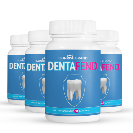 Dentafend for Teeth Supplement Dentafend Pill for Teeth - 4 Bottles 240 Capsules