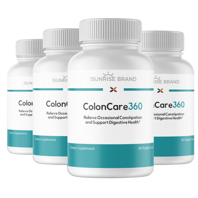 Colon Cleanse 360 Dietary Supplement - 4 Bottles 240 Capsules