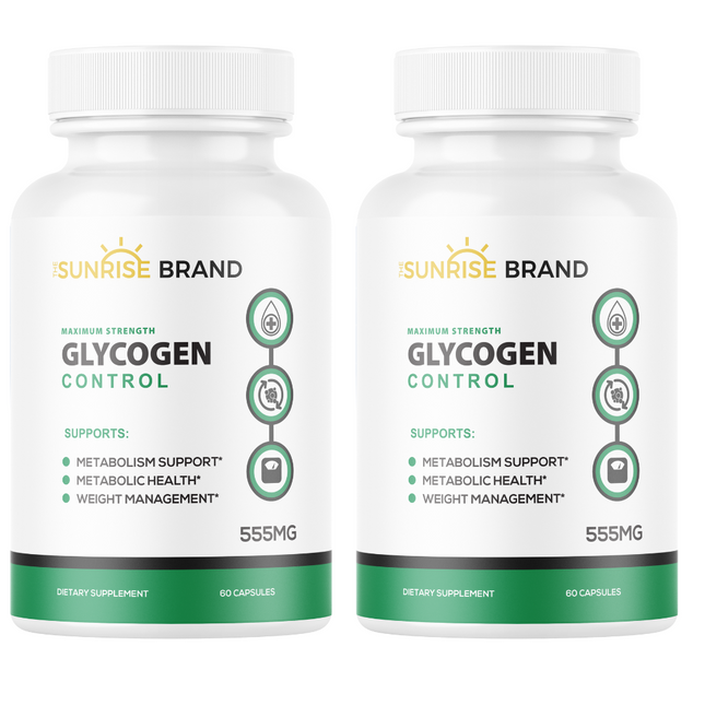 Glycogen Control Metabolism Support 2 Botles 120 Capsules