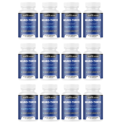 Neuro-Thrive Supports Cognitive Function Memory & Brain Health 12pck 720pcs