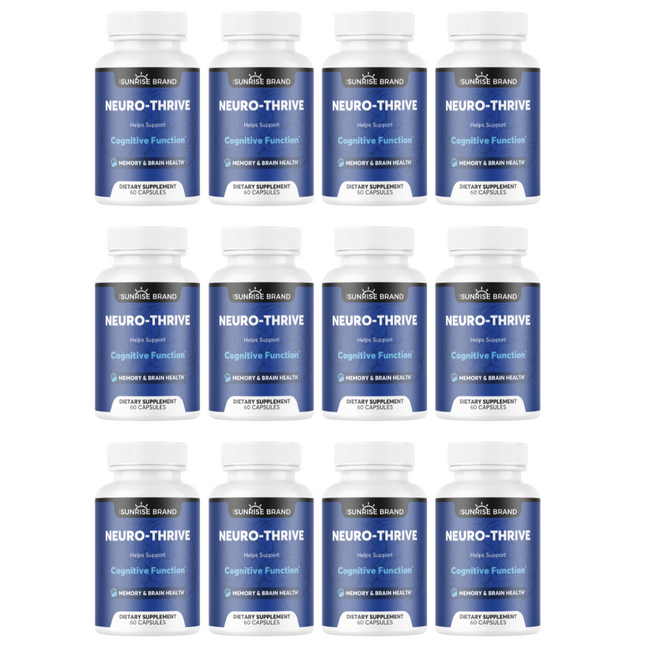Neuro-Thrive Supports Cognitive Function Memory & Brain Health 12pck 720pcs