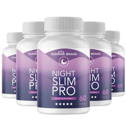 Night Slim Pro Improve Sleep Metabolism Energy Lose Weight 5 Pack - 300 Capsules