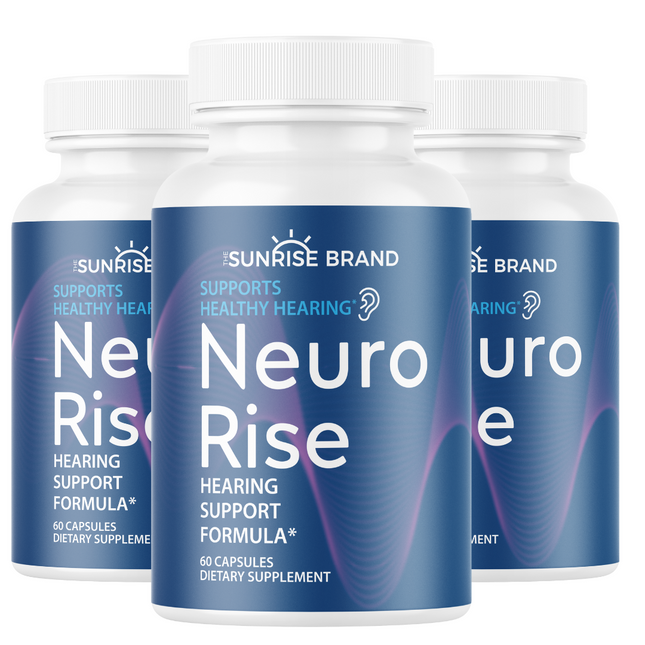 Neuro Rise - Hearing Support Formula 3 Bottles 180 Capsules