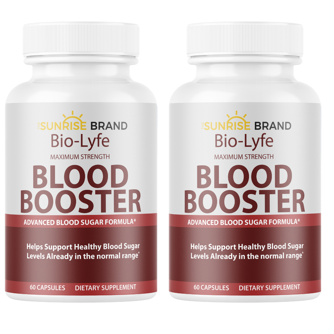 Blood Booster Advanced Blood Sugar Formula 2 Bottles 120 Capsules – The ...