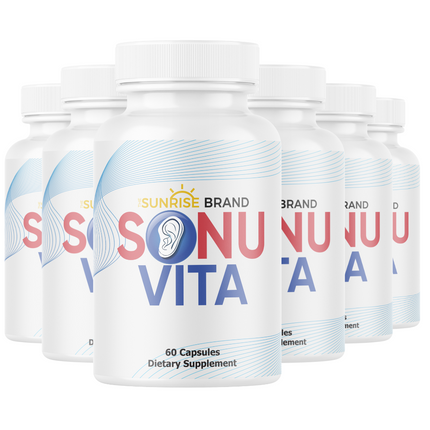 Sonuvita Hearing Support-Enhance Ear Health & Healthy Hearing 6 pck 360 Capsules