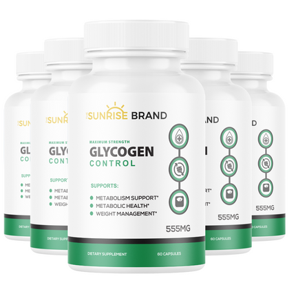Glycogen Control Metabolism Support 5 Botles 300 Capsules