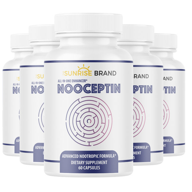 Nooceptin - Advanced  Formula 5 Bottles 300 Capsules