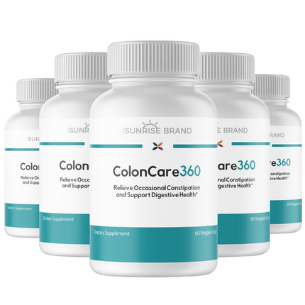 Colon Cleanse 360 Dietary Supplement - 5 Bottles 300 Capsules