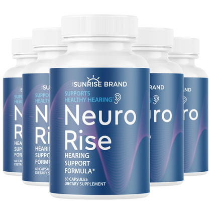 Neuro Rise - Hearing Support Formula 5 Bottles 300 Capsules