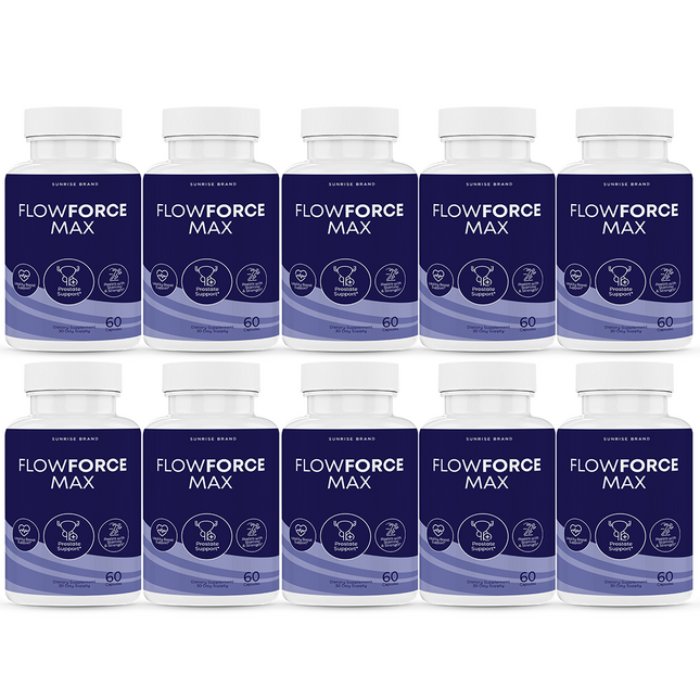 FlowForce Max, Flow Force Max Male Vitality Supplement - 10 Pack