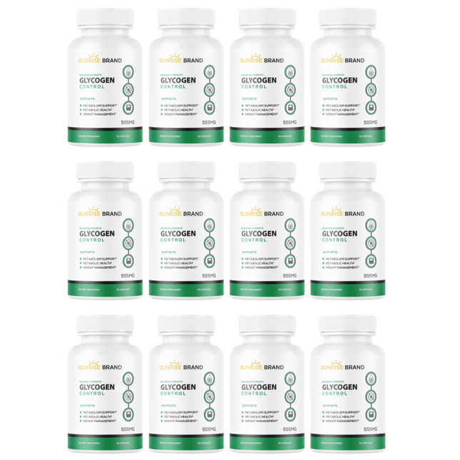 Glycogen Control Metabolism Support 12 Botles 720 Capsules