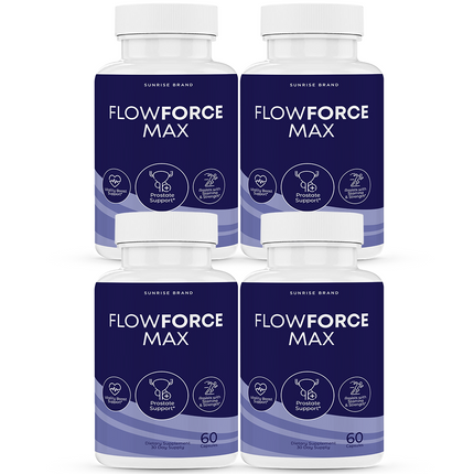 FlowForce Max, Flow Force Max Male Vitality Supplement - 4 Pack