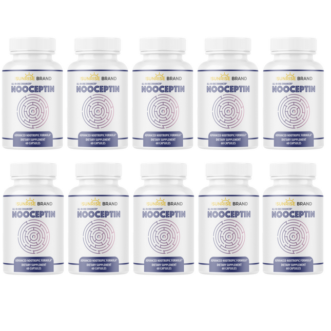 Nooceptin - Advanced  Formula 10 Bottles 600 Capsules