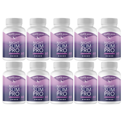 Night Slim Pro Improve Sleep Metabolism Lose Weight 10 Pack - 600 Capsules