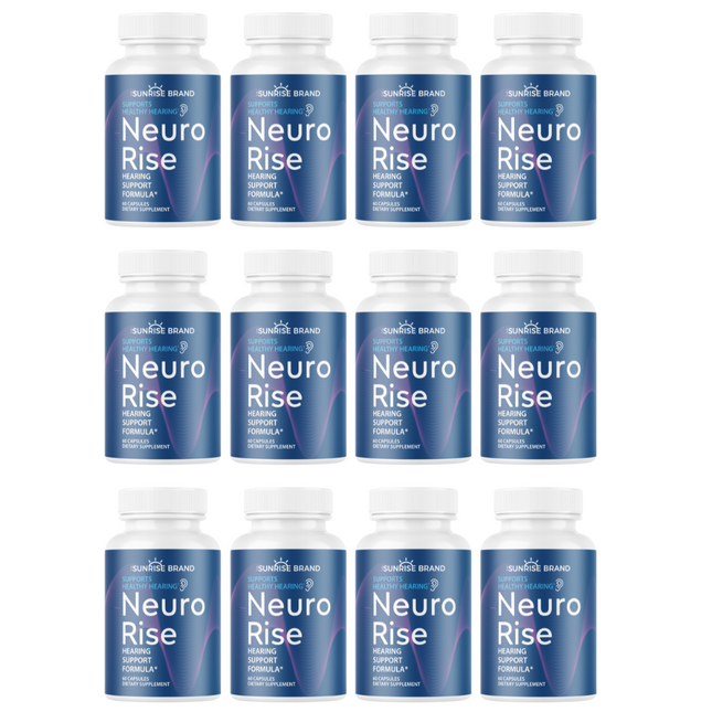 Neuro Rise - Hearing Support Formula 12 Bottles 720 Capsules