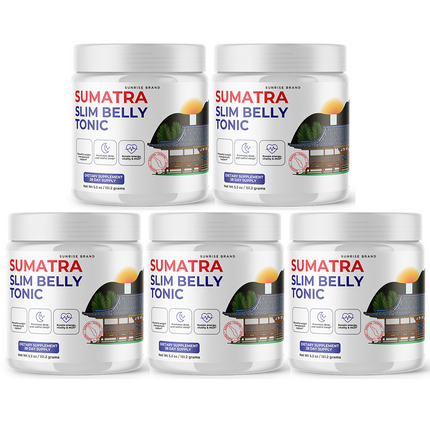 Sumatra Slim Belly Tonic Powder - Official Formula Support Weight Loss - 5 Pack