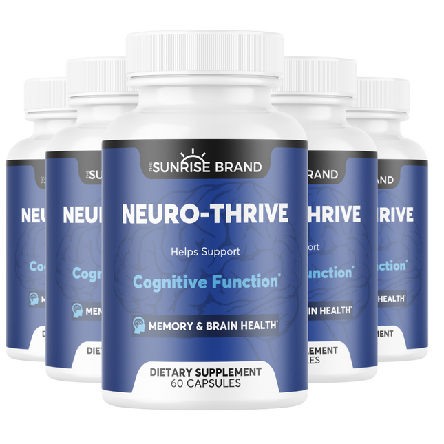 Neuro-Thrive Supports Cognitive Function Memory & Brain Health 5pck 300pcs