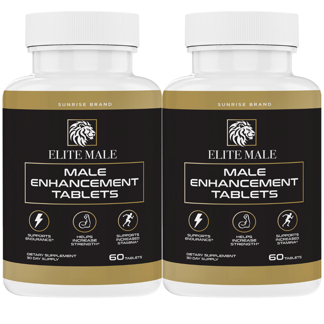 Elite Male, Performance Enhancement Formula, Maximum Energy 2 Pack ...