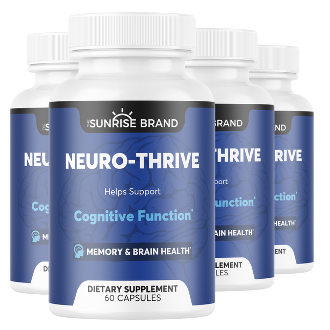 Neuro-Thrive Supports Cognitive Function Memory & Brain Health 4pck 240cps