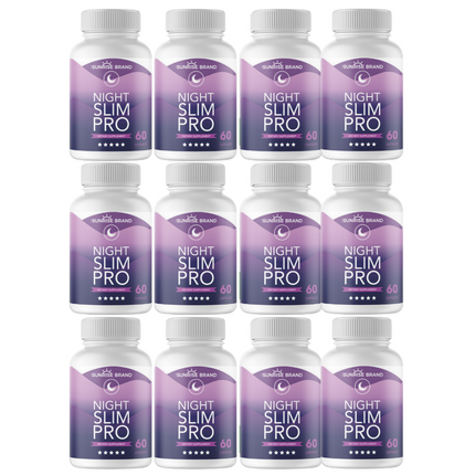 Night Slim Pro Improve Sleep Metabolism Lose Weight 12 Pack - 720 Capsules