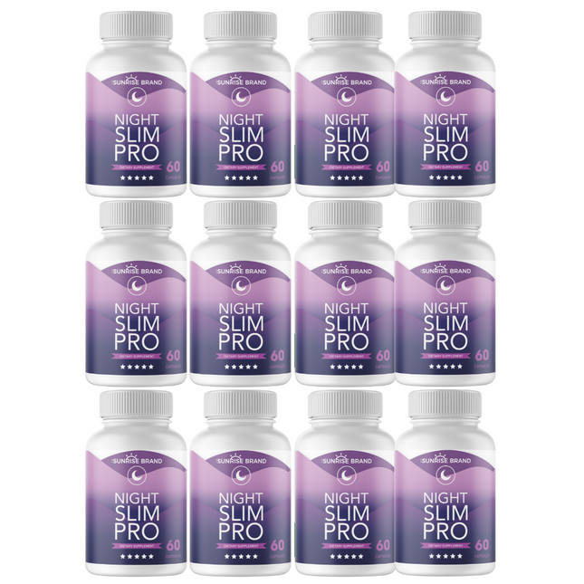 Night Slim Pro Improve Sleep Metabolism Lose Weight 12 Pack - 720 Capsules