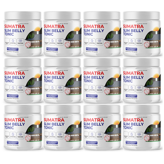 Sumatra Slim Belly Tonic Powder - Official Formula Support Weight Loss - 12 Pack