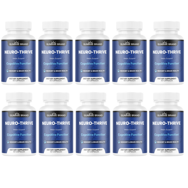 Neuro-Thrive Supports Cognitive Function Memory & Brain Health 10pck 600pcs