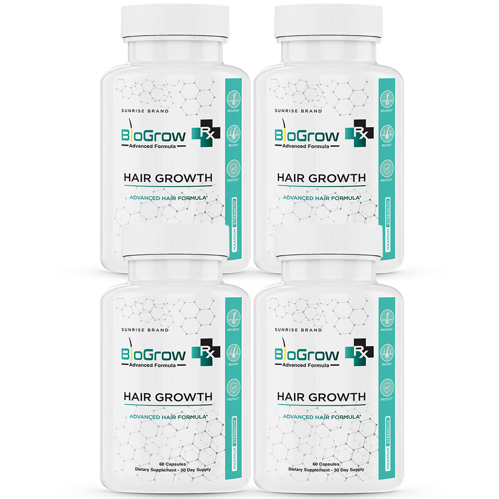 BioGrow Dietary Pills to Boost Hair Growth and Strength Naturally 4 Pa ...