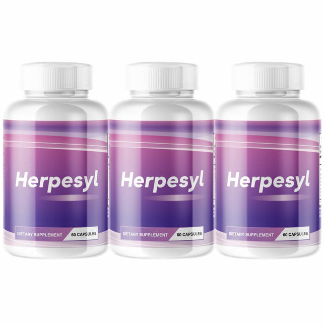 Herpesyl Stop The Spread Heal From The Outside - 3 Bottles