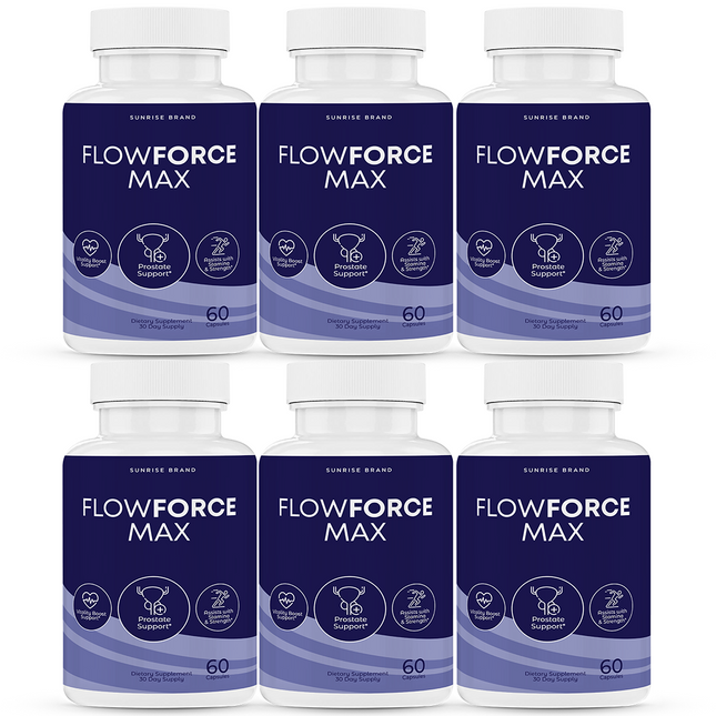 FlowForce Max, Flow Force Max Male Vitality Supplement - 6 Pack
