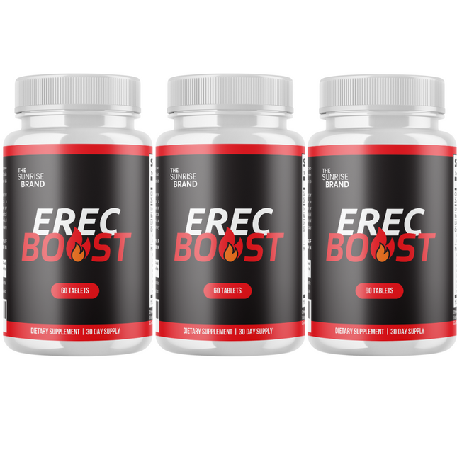 Erecboost Capsules – Erec Boost for Overall Health & Energy - 3 Bottles