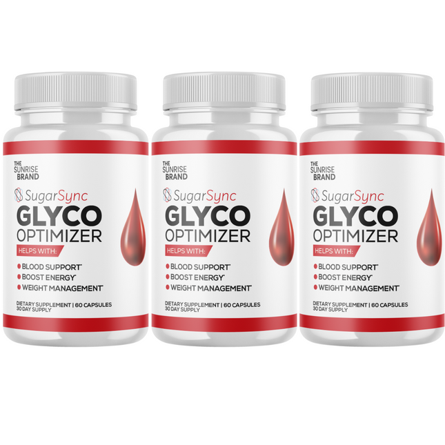 Sugar Sync Glyco Optimizer Maximum Strength Glycogen Supplement -3 Bottles