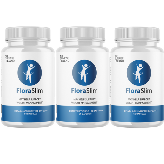 FloraSlim -Supplements to boost metabolism, Weight loss capsules - 3 Bottles