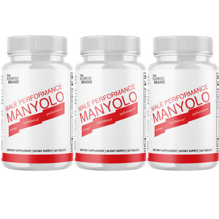 Manyolo Tablets For Men Supplement Prime Male Virility Support -3 Bottles