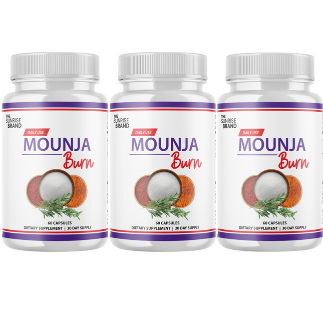 Mounja Burn Weight Loss Capsules Fat Burning - 3 Bottles
