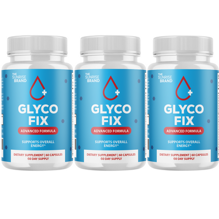 Glyco FIx Pills - Glyco Fix Blood Sugar Health Support Formula - 3 Bottles