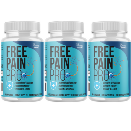 Freepain Pro -Supplements for nerve system support - 3 Bottles